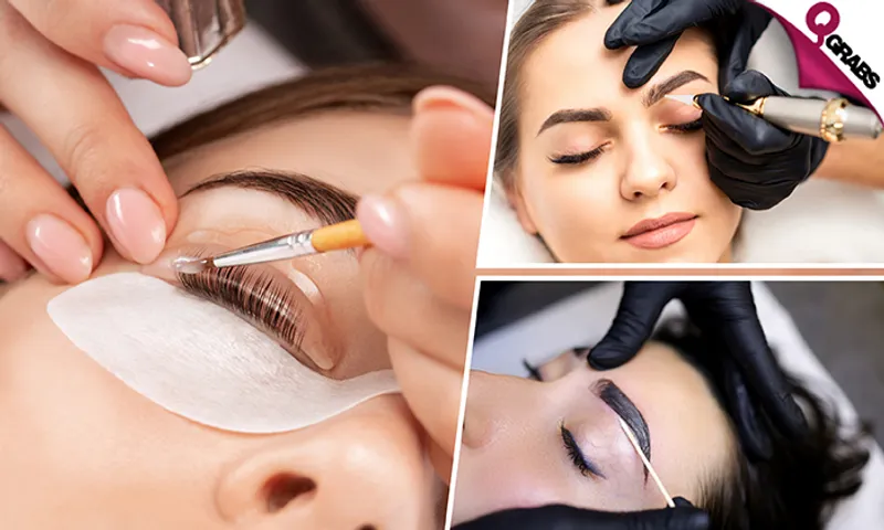 Choose Your Perfect Look: Lash Extensions + Brow Tinting, & Brow Microshading!